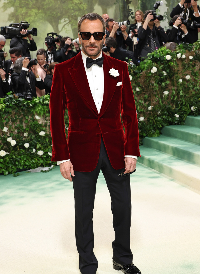 Tom Ford não usou Tom Ford na Met Gala de 2024: